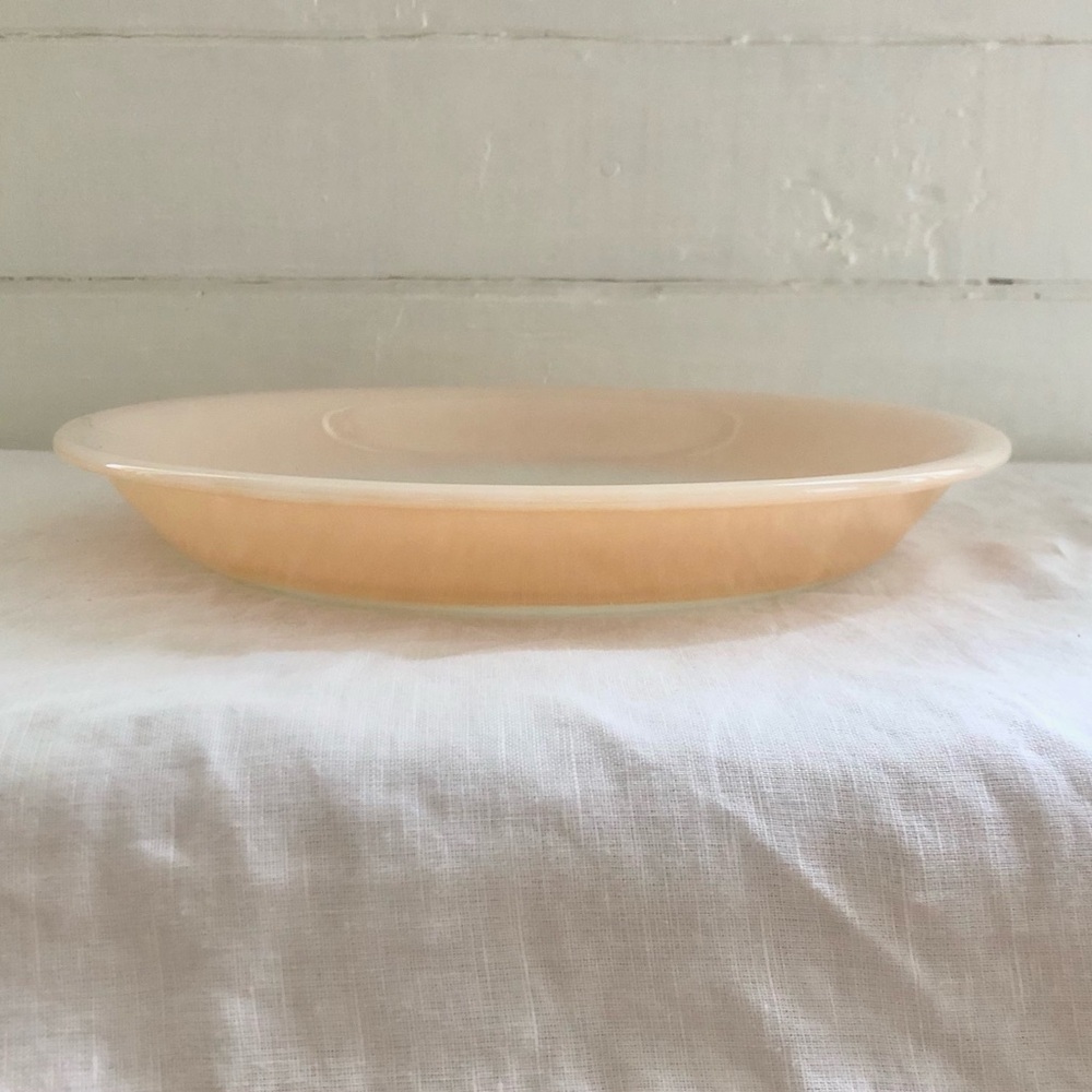 Anchor Hocking Fire King Peach Lustre Pie Plate